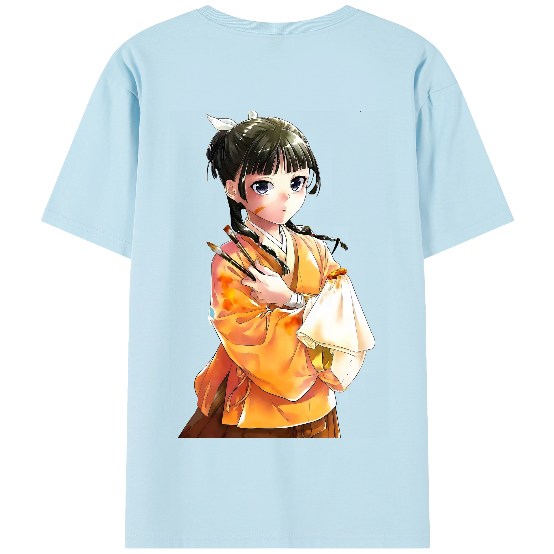 （画像用） 薬屋のひとりごと The Apothecary Diaries 綿100％半袖Tシャツ（背面プリント）